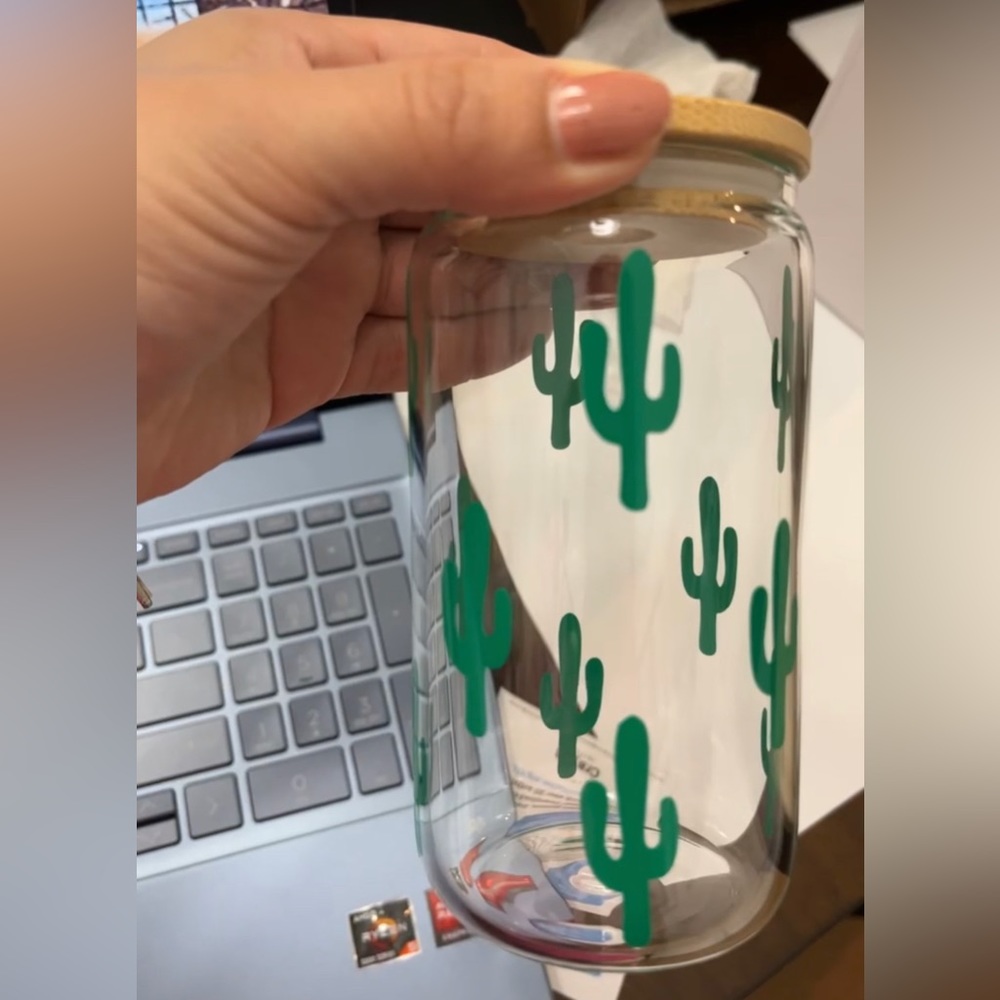 Cactus personalized tumbler